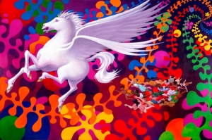 Original painting by Leo Jean: "Light Pegasus"